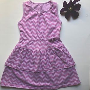 Gap Purple Knit Dress with tiered skirt - girls 3T